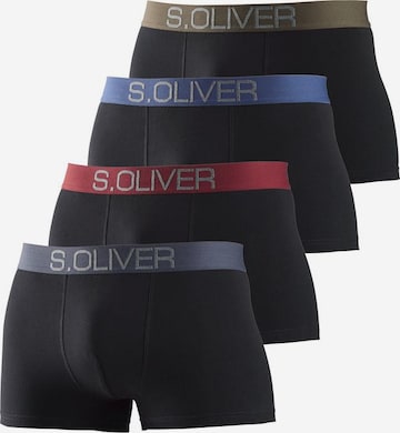 Boxer di s.Oliver in nero: frontale