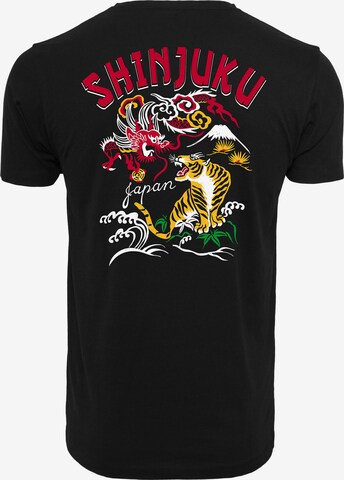 Mister Tee Shirt 'Shinjuku' in Zwart