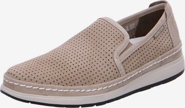 MEPHISTO Moccasins 'Hadrian Perf' in Beige: front