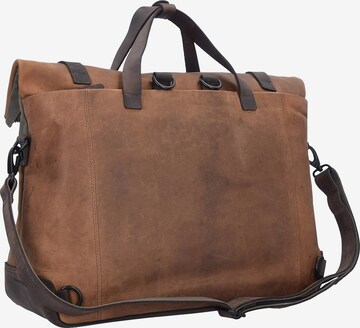 Harold's Document Bag 'Twister' in Brown