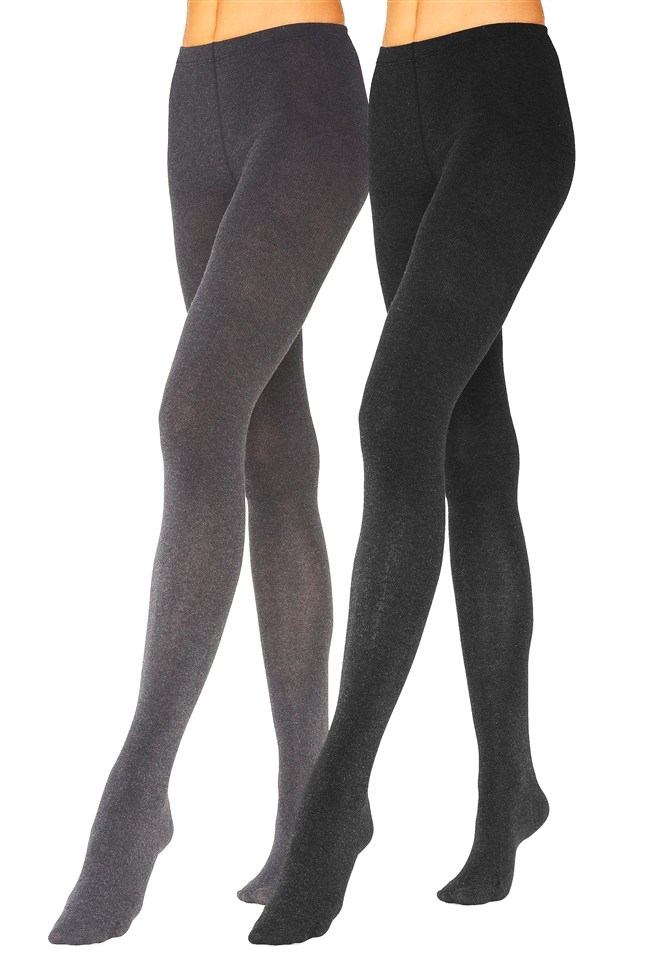 Collants LAVANA en anthracite / noir