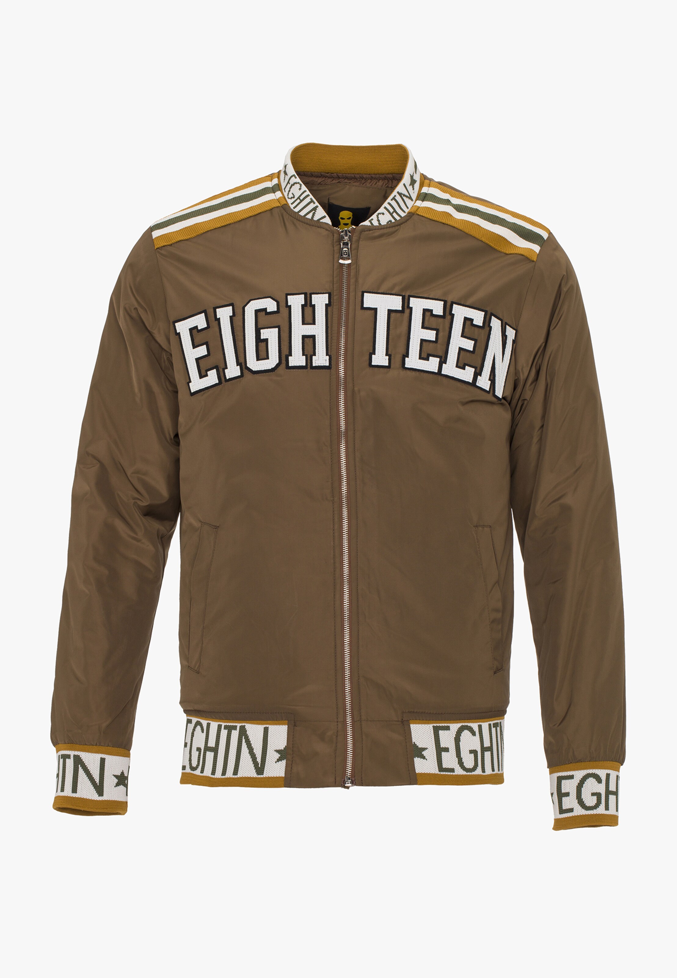 PLUS EIGHTEEN - Tussenjas in de kleur Bruin