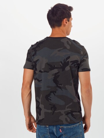 ALPHA INDUSTRIES T-Shirt in Schwarz