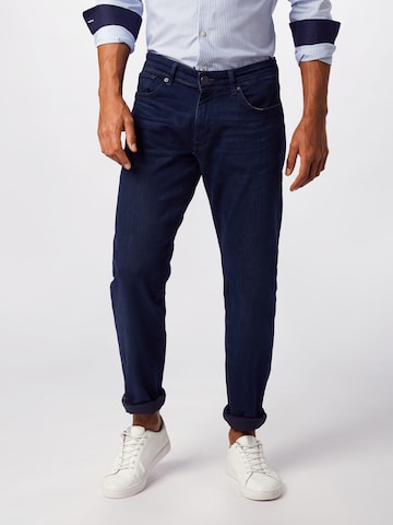 Coupe slim Jean SELECTED HOMME en bleu : devant