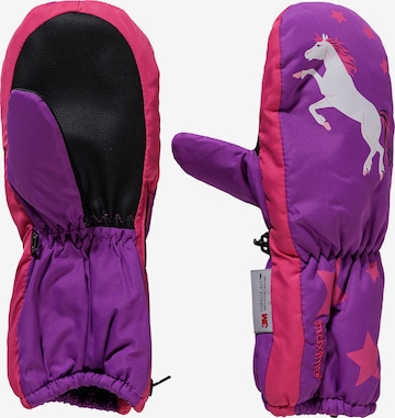 MAXIMO Fausthandschuhe in Purple: front