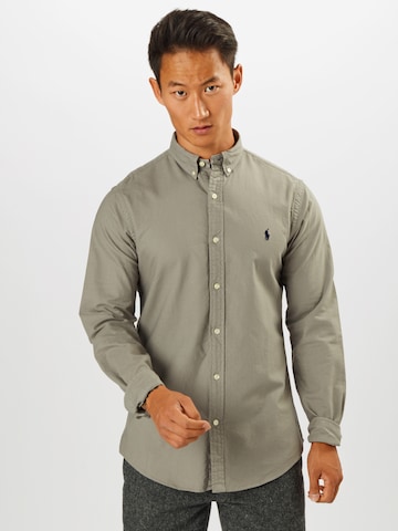 Polo Ralph Lauren Regular fit Ing 'SLBDPPCS-LONG SLEEVE' - szürke: elől