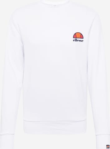 ELLESSE Sweatshirt 'Diveria' in Wit: voorkant