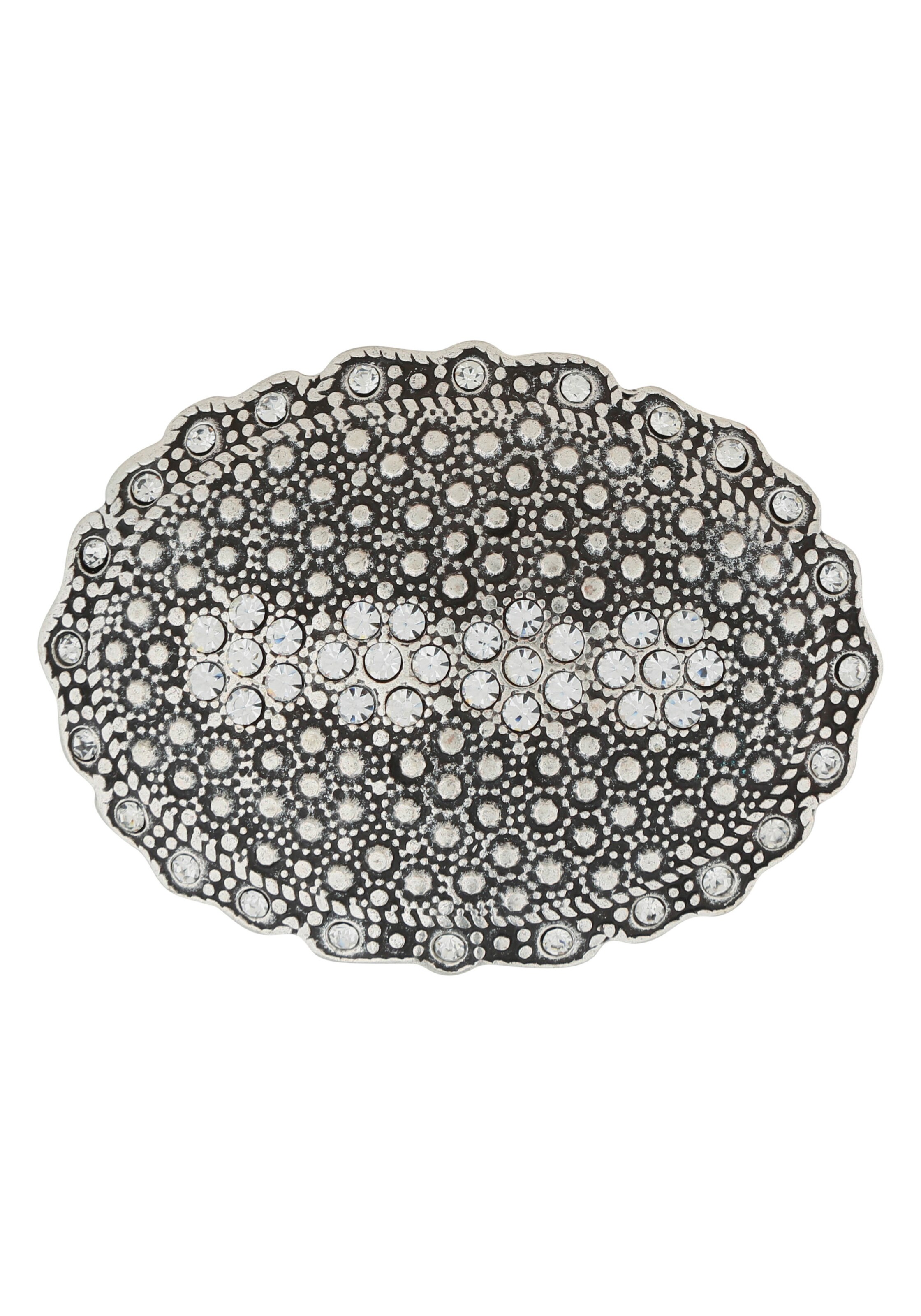 RETTUNGSRING by showroom 019° Brooch in Silver: front