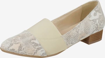 Lei by tessamino Classic Flats 'Candela' in Beige: front