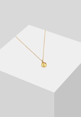 ELLI Necklace 'Buchstabe - J' in Gold