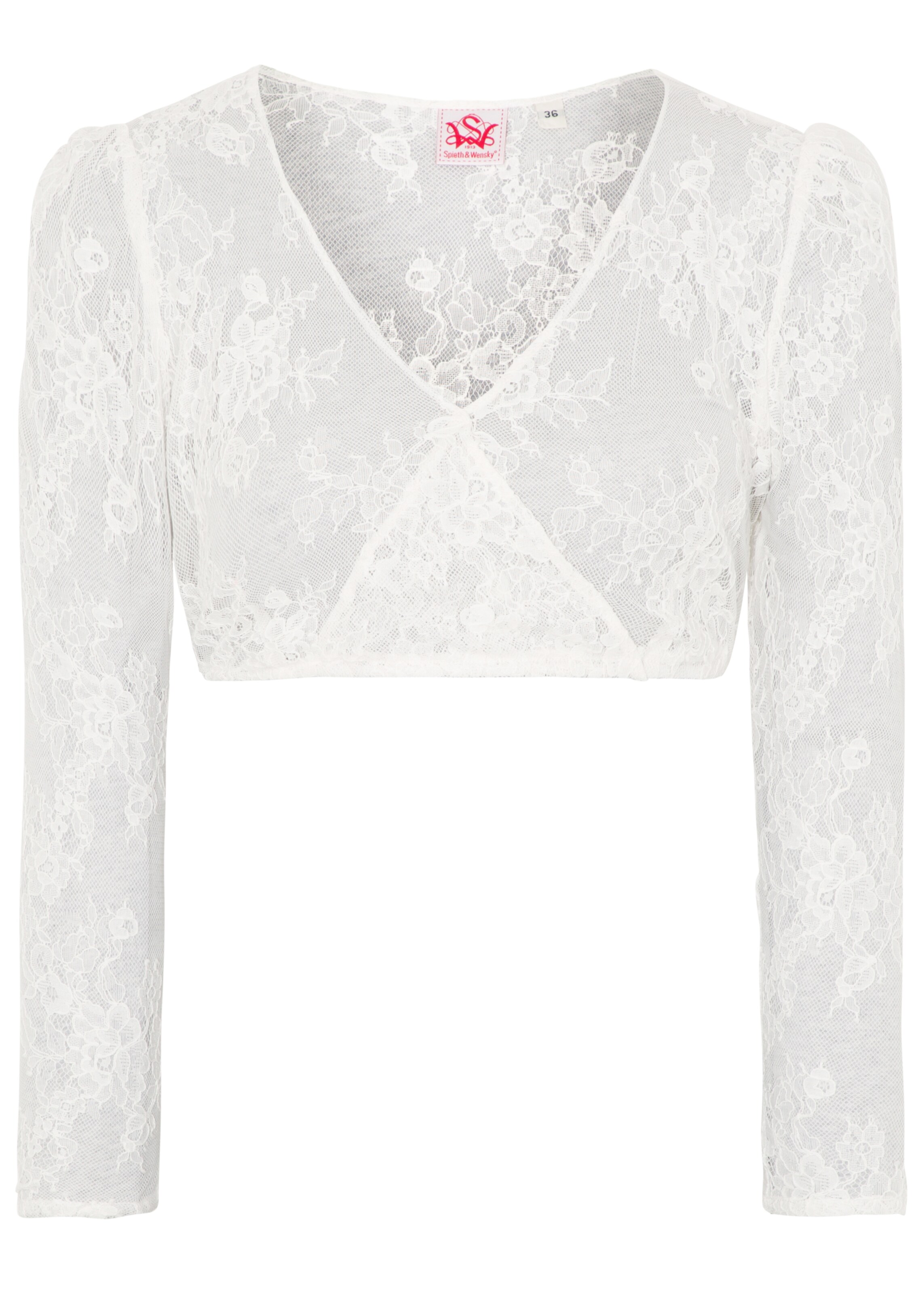 SPIETH & WENSKY - Dirndlbluse "Meghan" in weiß