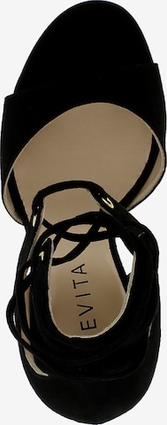 EVITA Sandalen met riem in Zwart