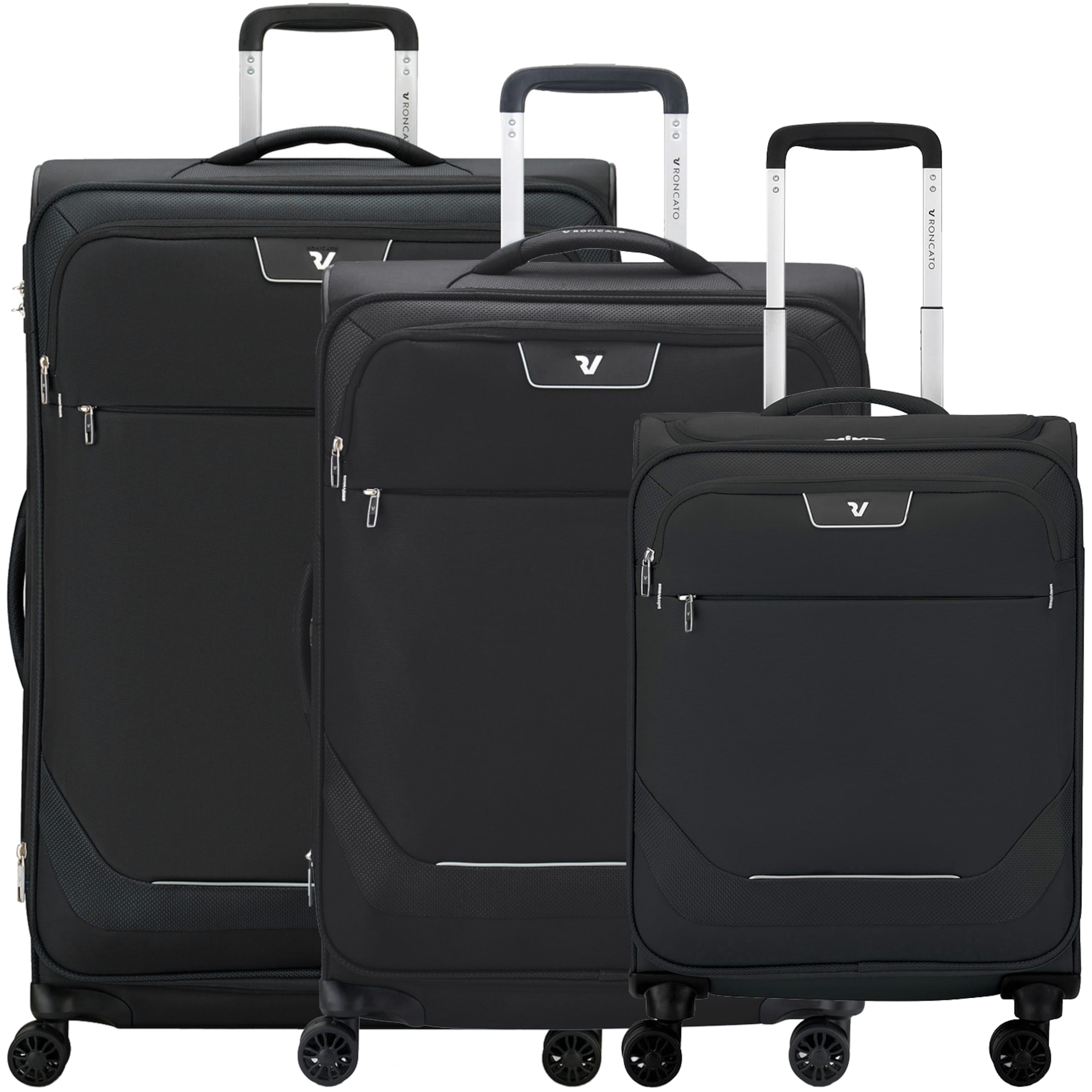 Roncato Suitcase Set 'Joy' in Black: front