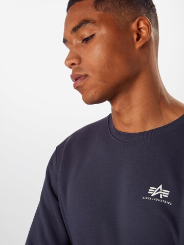 Sweat-shirt ALPHA INDUSTRIES en bleu