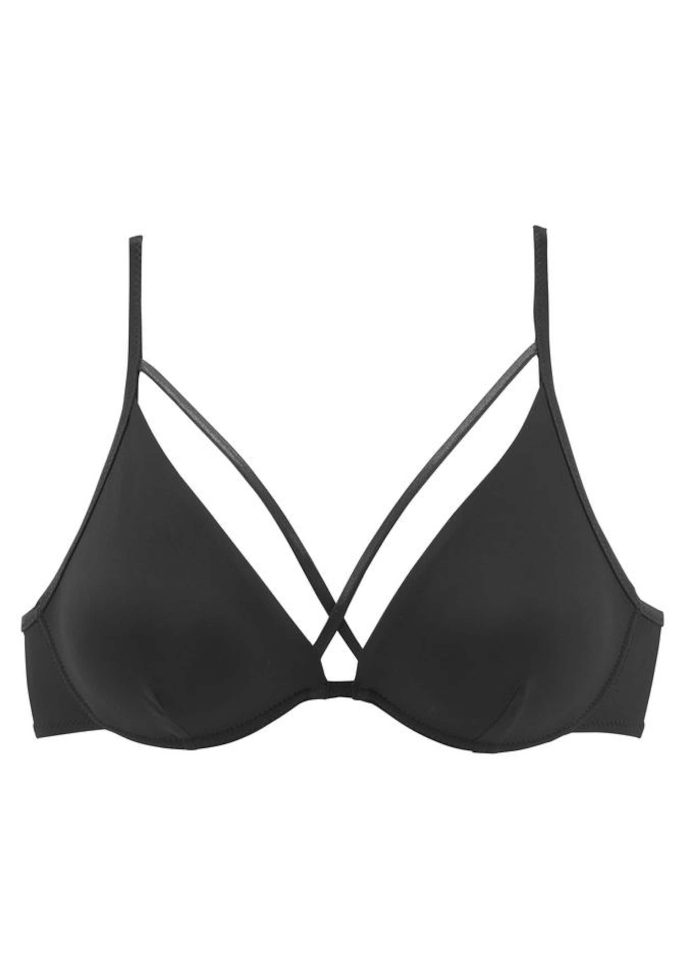 LASCANA Bikini top in Black: front