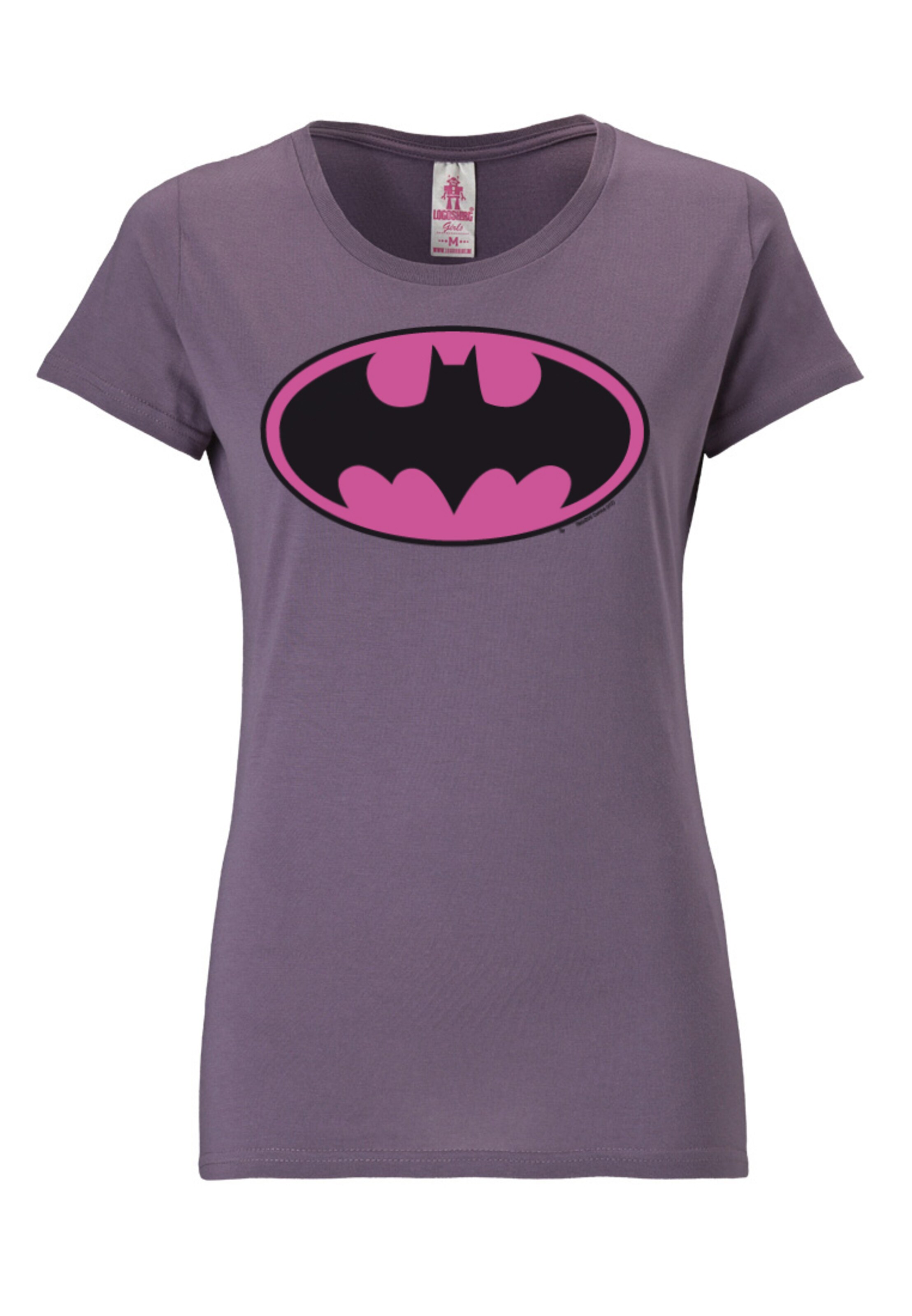 Frauen Shirts & Tops LOGOSHIRT T-Shirt 'Batman' in Lila - IV41193