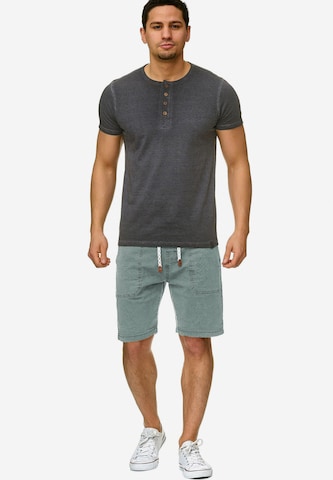 INDICODE JEANS Regular Shorts 'Stoufville' in Blau