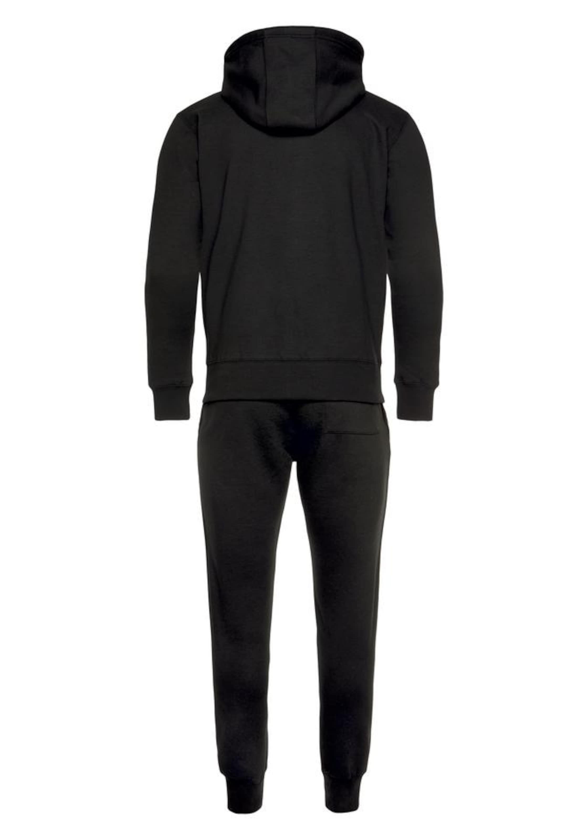 LONSDALE Trainingsanzug 'ROTTINGDEAN' in Schwarz