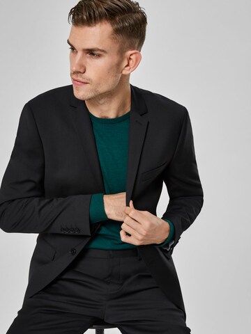 Coupe slim Veste de costume SELECTED HOMME en noir