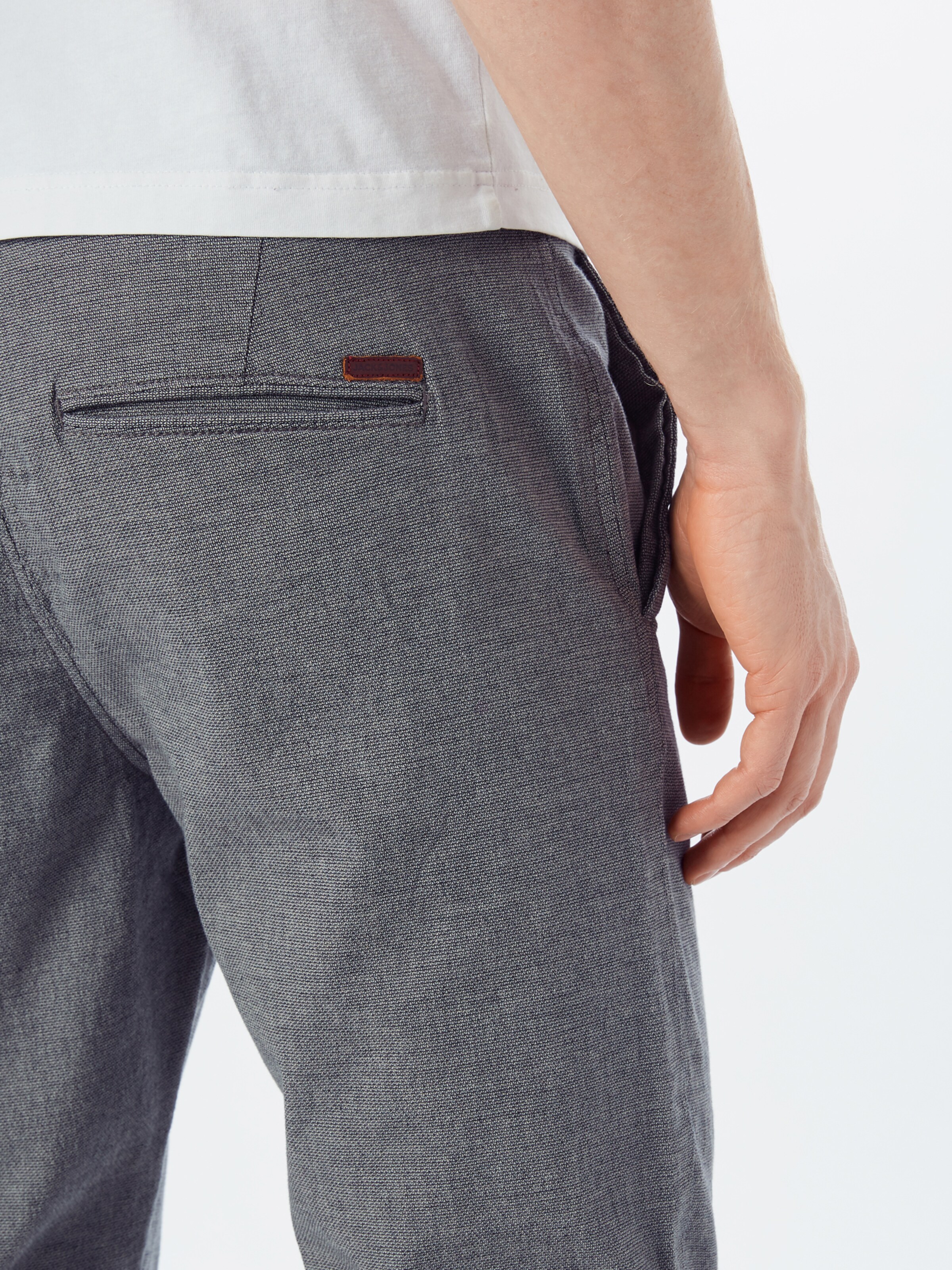JACK & JONES Chino 'AKM638' in de kleur Grijs: Vooraanzicht