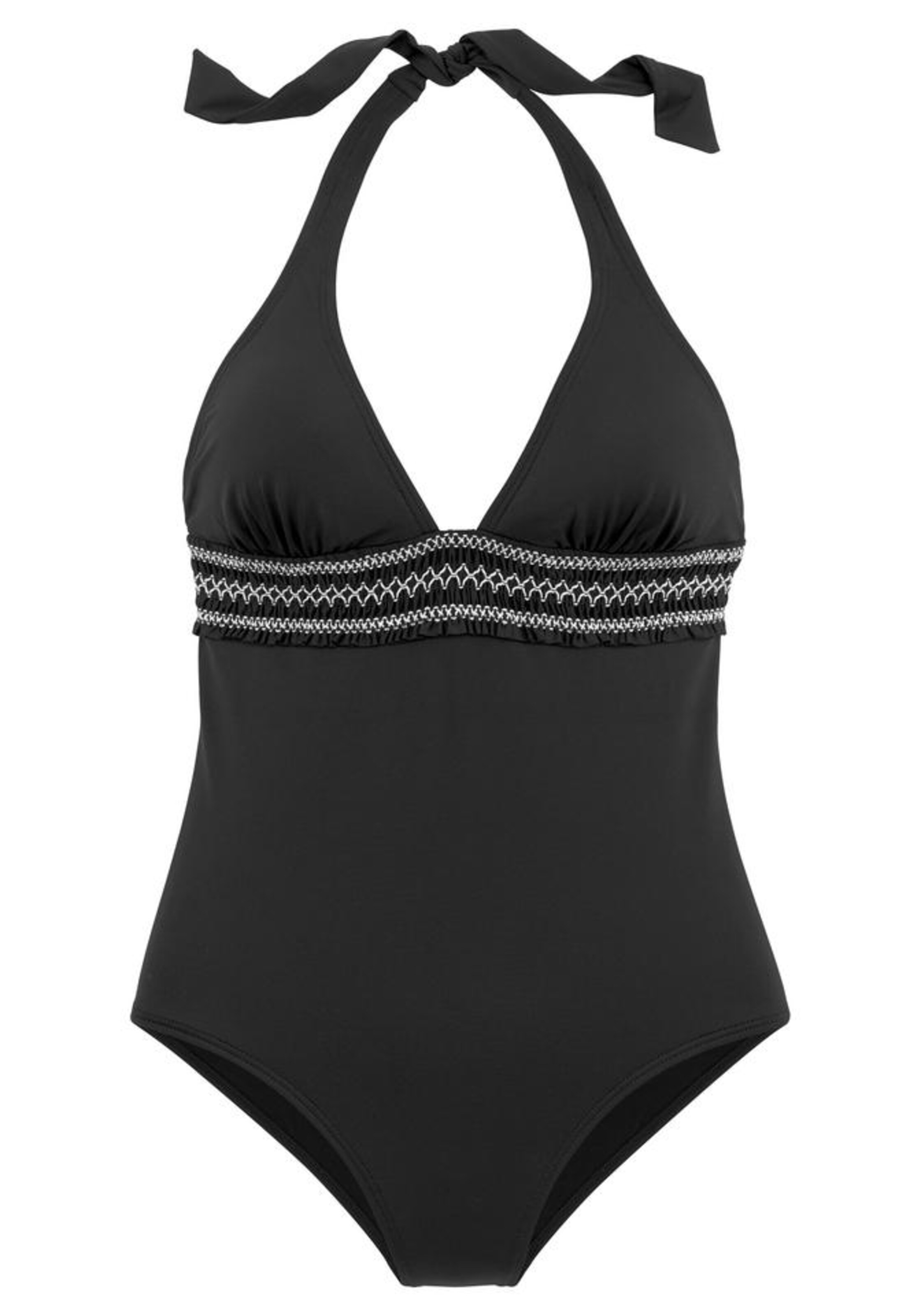 LASCANA - Badeanzug in schwarz