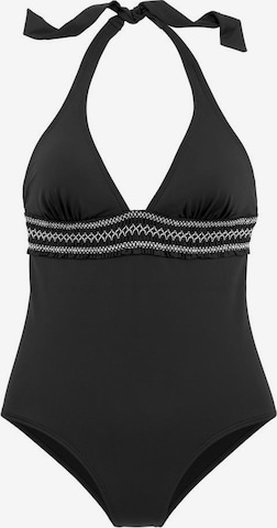 LASCANAJednodijelni kupaći kostim - crna boja: prednji dio