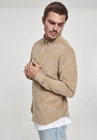 Urban Classics Regular Fit Skjorte i beige