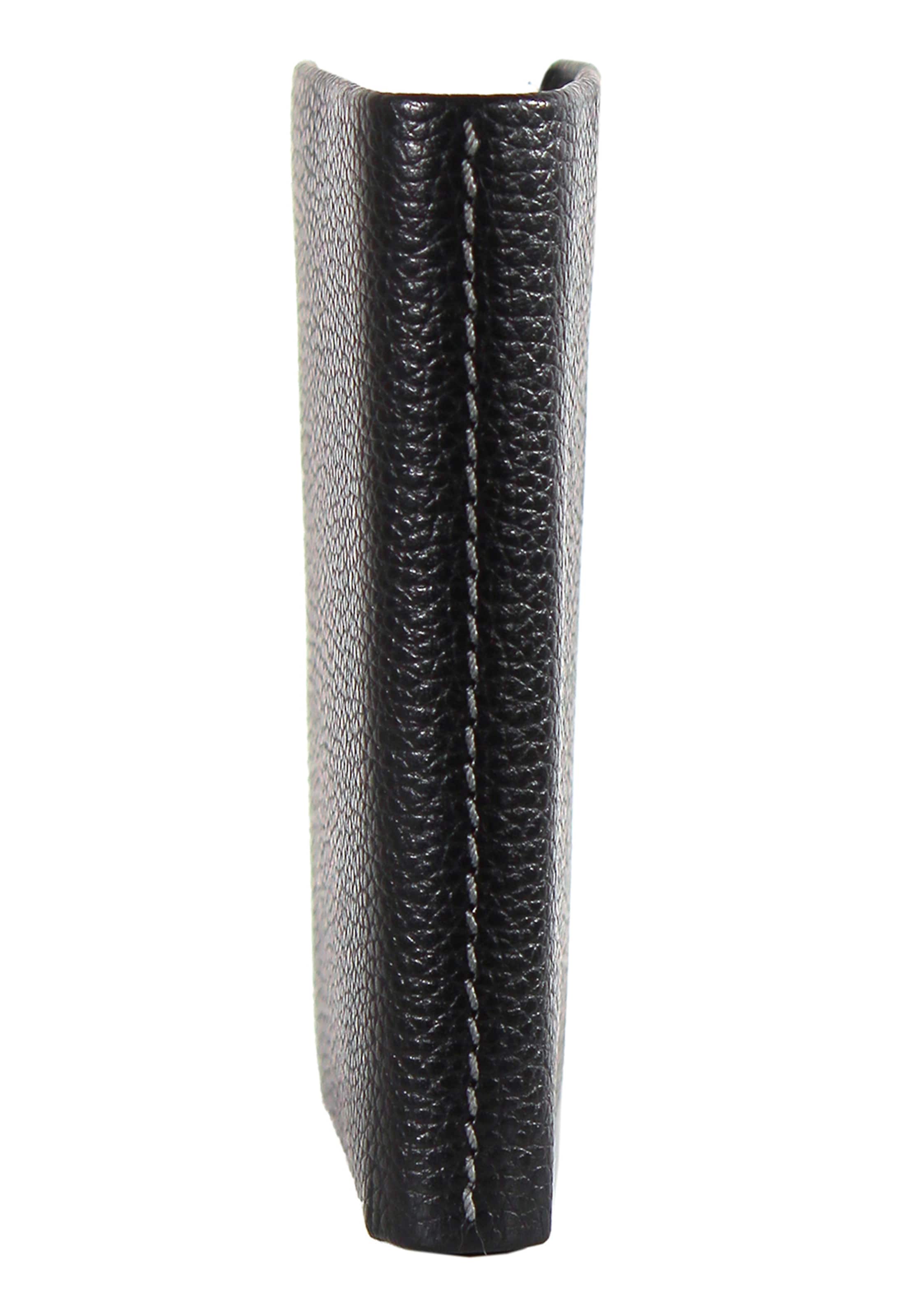 Portamonete 'Prato' di Braun Büffel in nero