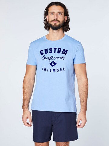 Coupe regular T-Shirt fonctionnel CHIEMSEE en bleu : devant