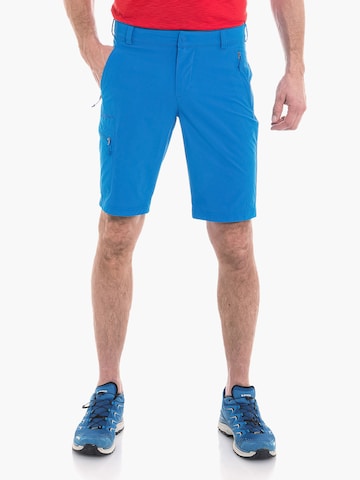 Schöffel Regular Outdoor trousers 'Folkstone' in Blue: front