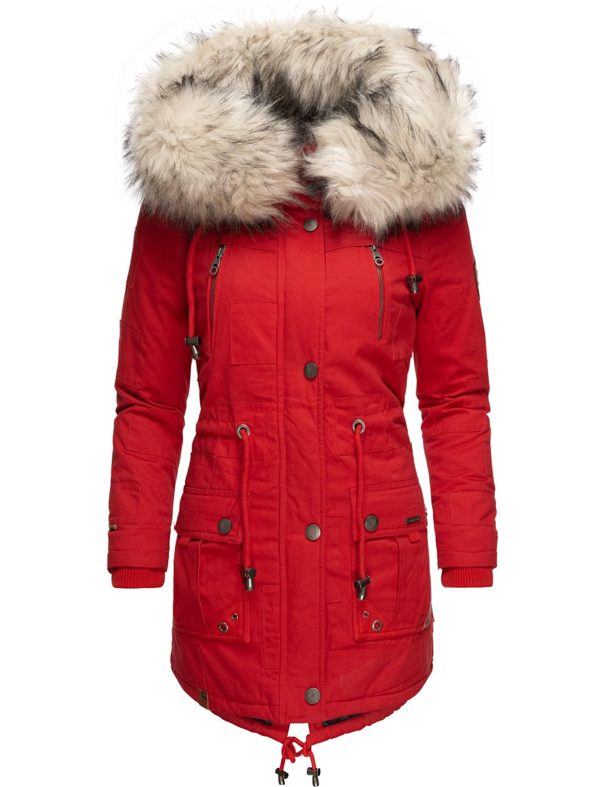 Parka d’hiver NAVAHOO en rouge