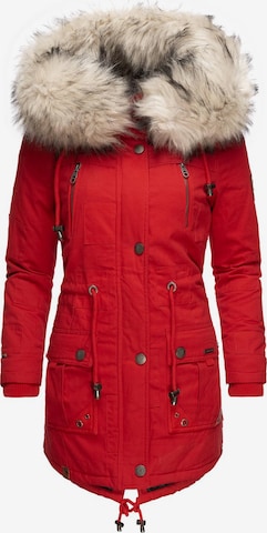 NAVAHOO Winterparka in Rood