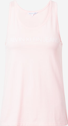 Calvin Klein Jeans Top in Roze: voorkant