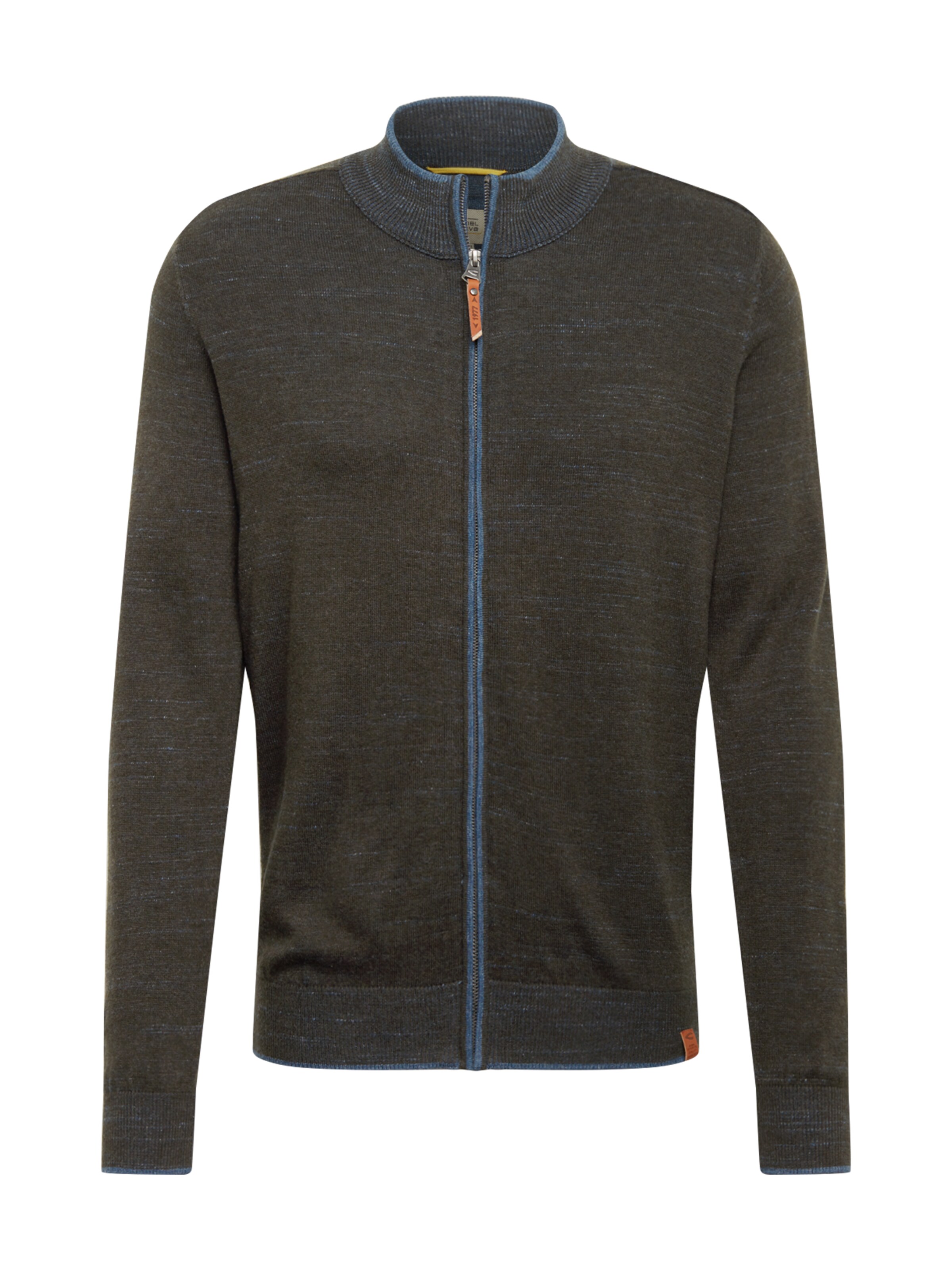 CAMEL ACTIVE - Gebreid vest 'jacket plated basic' in de kleur Antraciet