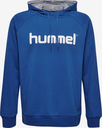 Hummel Sportief sweatshirt in Blauw: voorkant