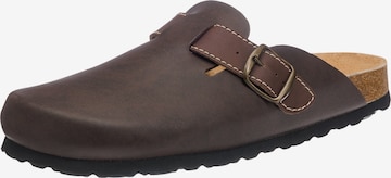 LICO Mules in Brown: front
