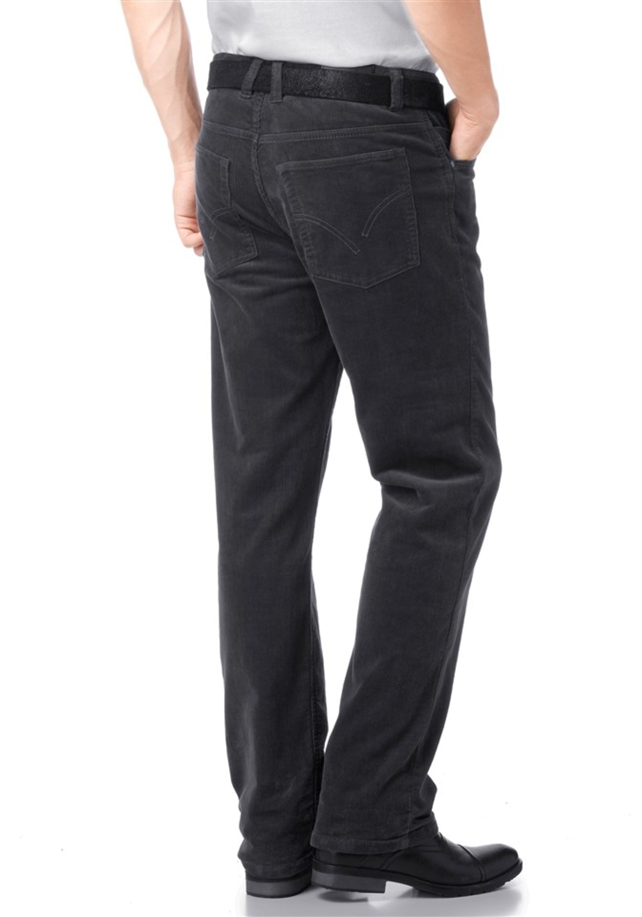 ARIZONA Regular Cordhose »Max« in Grau