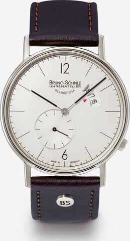 Bruno Söhnle Uhr 'Rondo' in Braun: predná strana