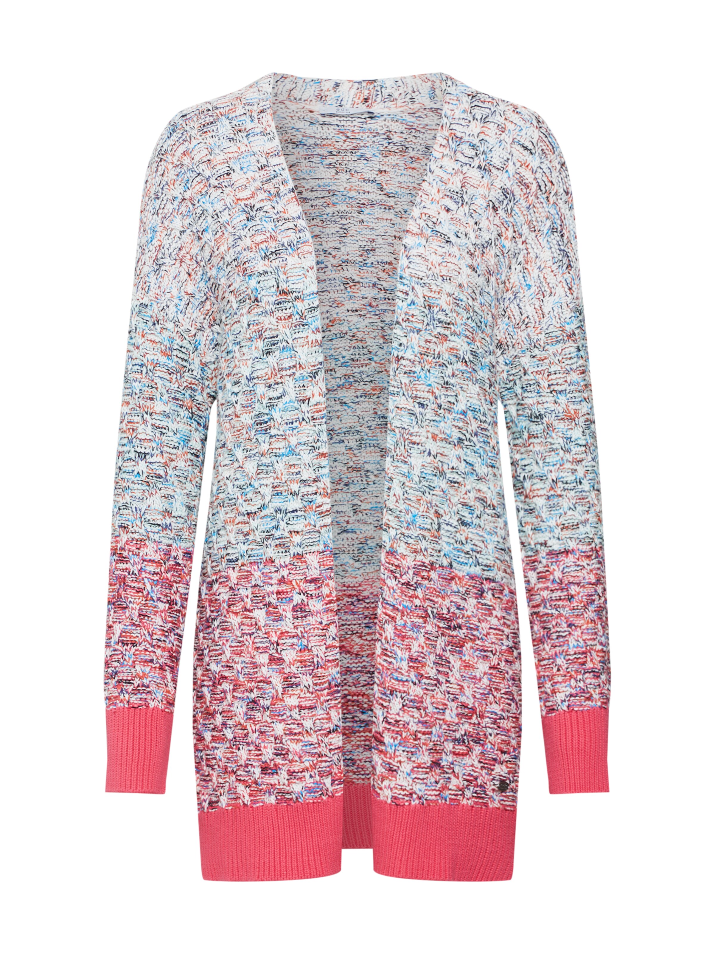 EDC BY ESPRIT - Gebreid vest in de kleur Gemengde kleuren