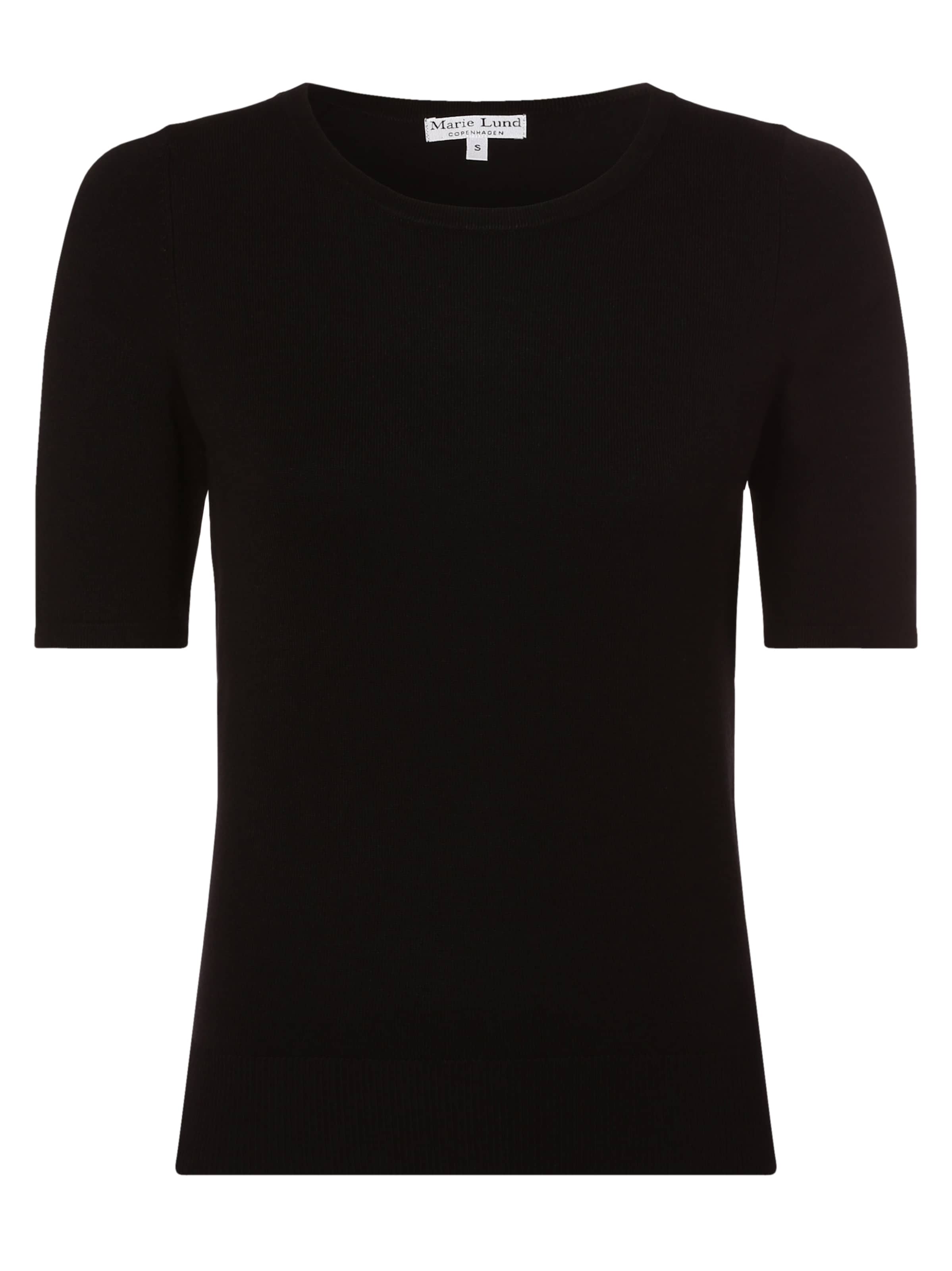 Marie Lund Pullover in Schwarz: Vorderseite