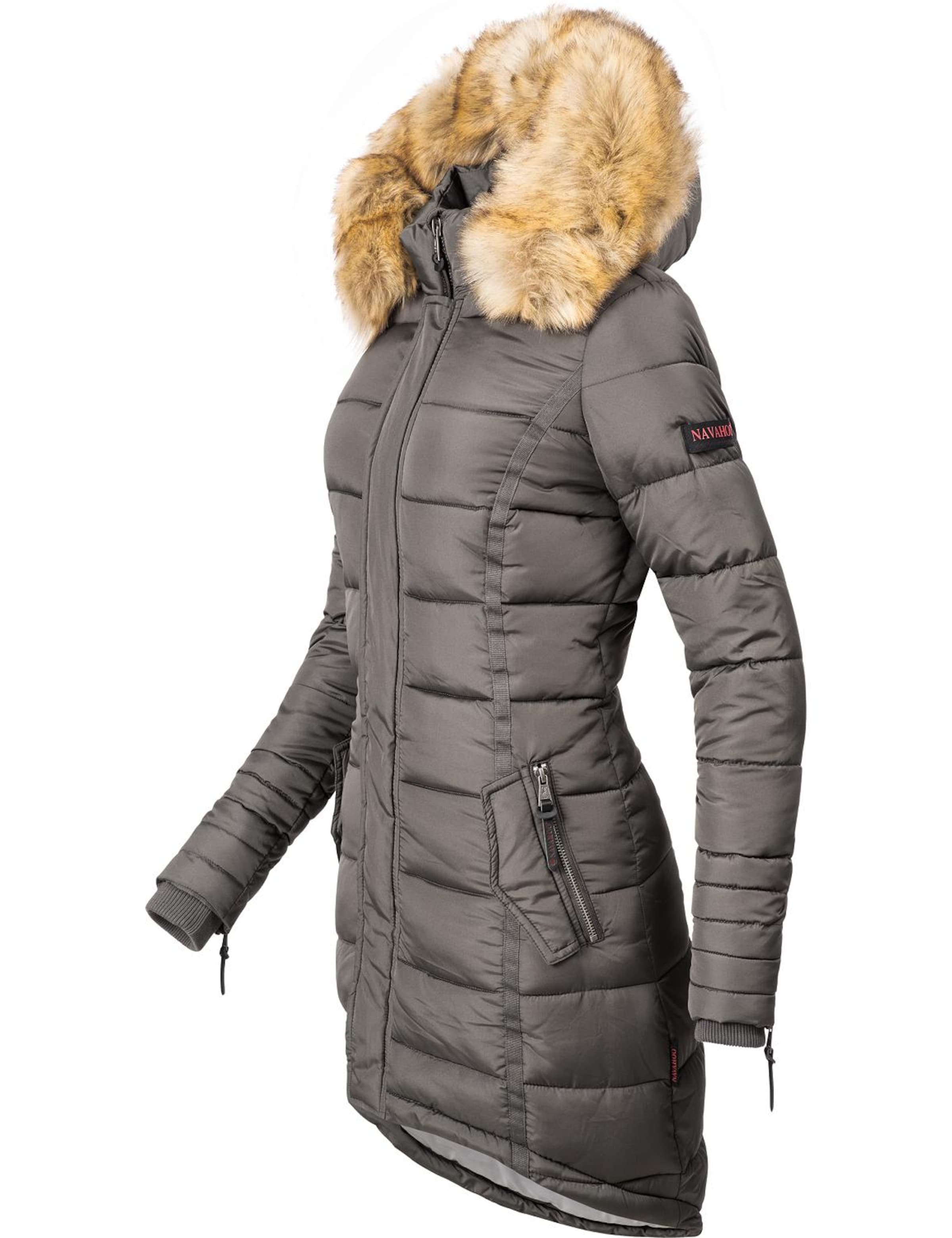 Manteau d’hiver 'Papaya' NAVAHOO en gris