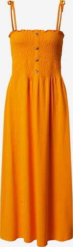 TOM TAILOR DENIM - Vestido em amarelo: frente