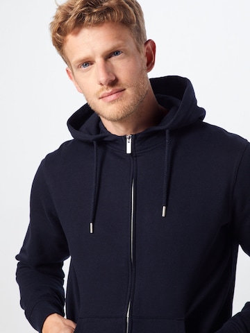 !Solid Zip-Up Hoodie 'Morgan' in Black