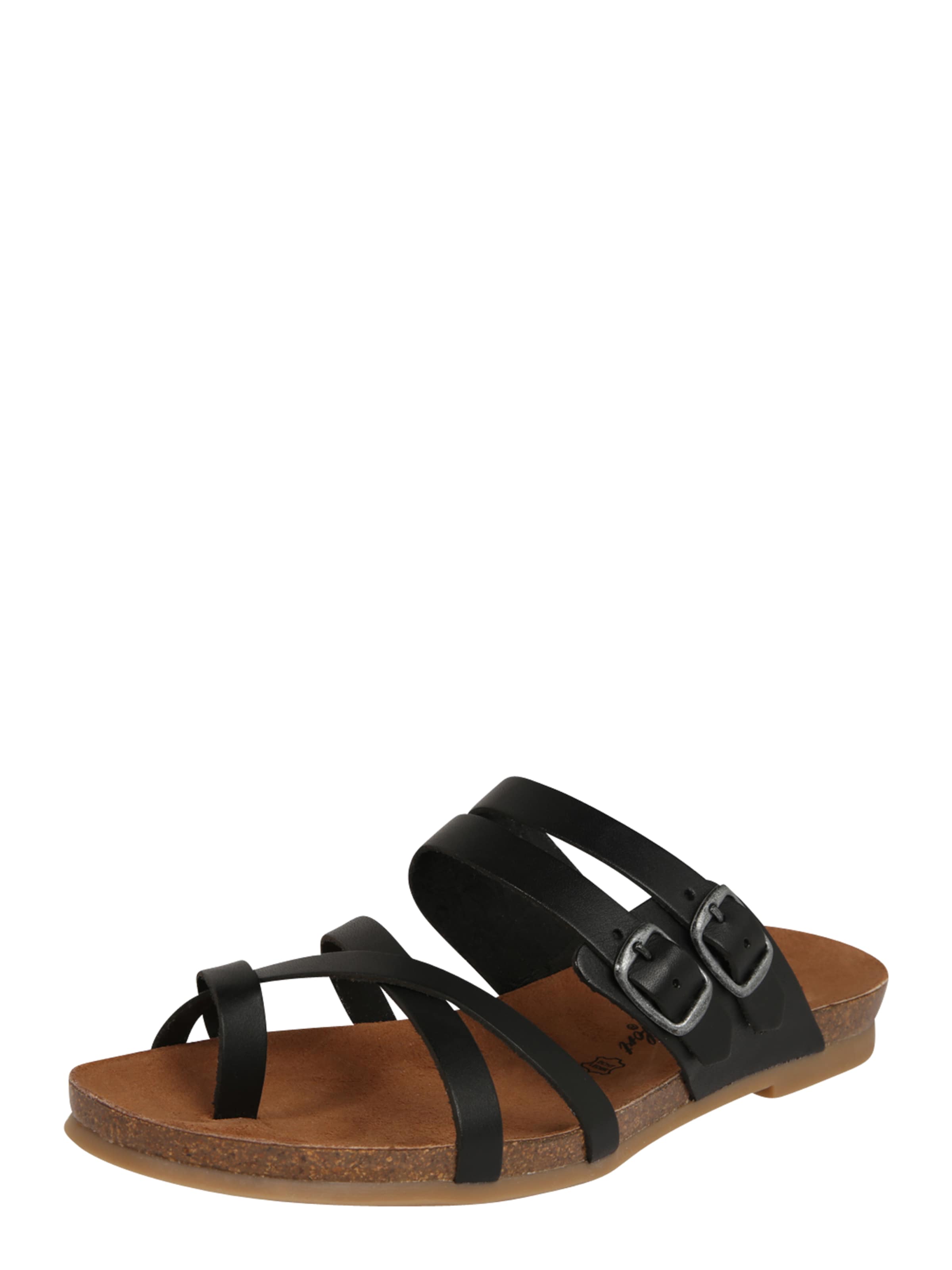 COSMOS COMFORT T-bar sandals in Black: front