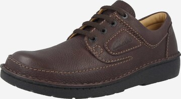 CLARKS Lace-Up Shoes in Brown: front