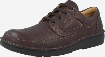 CLARKS Schnürschuh in Braun: predná strana