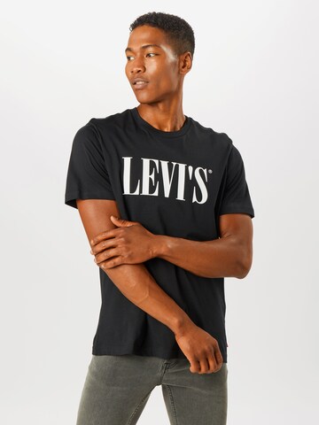 LEVI'S ®Loosefit Majica 'Relaxed Graphic Tee' - crna boja: prednji dio