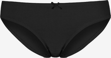 Slip de la PETITE FLEUR pe negru: față