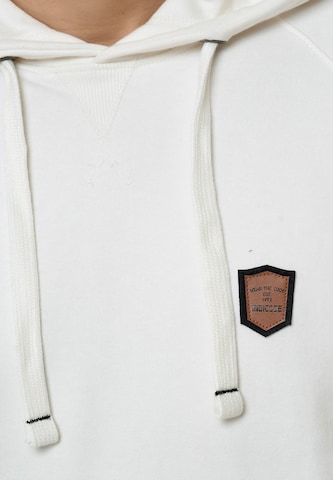 Sweat-shirt 'Litcham' INDICODE JEANS en blanc