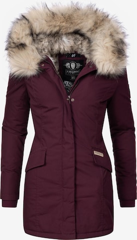 Manteau d’hiver 'Cristal' NAVAHOO en rouge : devant